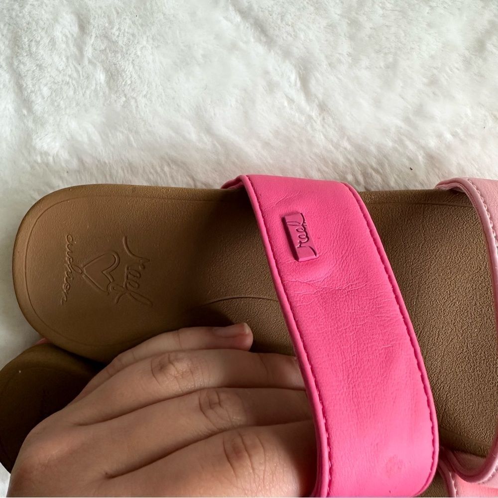 Reef Horizon Hi Sandal Pink Girl’s Size 3 - Picture 5 of 15